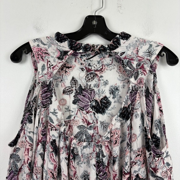 Angie Floral Long Sleeve Top - Black, Pink, White - Picture 4 of 6